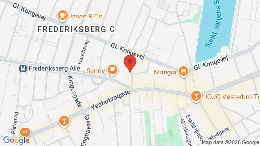 Erhvervslokaler til leje i Frederiksberg C - Foto fra Google Street View
