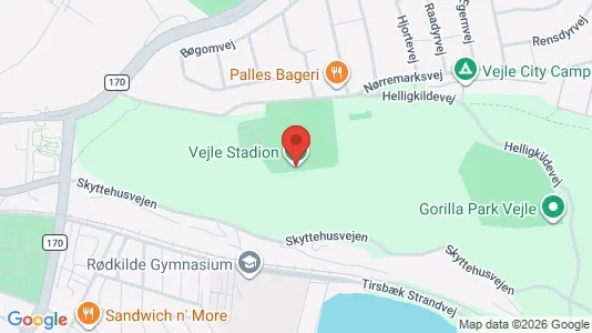 Kontorlokaler til leje i Vejle Centrum - Foto fra Google Street View