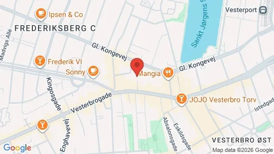 Erhvervslokaler til leje i Vesterbro - Foto fra Google Street View