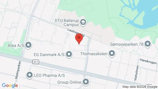 Erhvervslokaler til leje i Ballerup - kort over placeringen