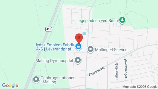 Erhvervslokaler til leje i Malling - Foto fra Google Street View