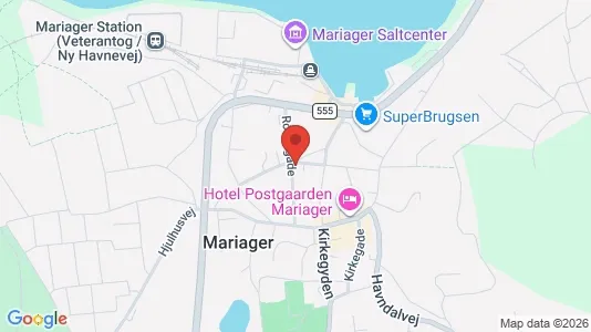 Erhvervslokaler til leje i Mariager - Foto fra Google Street View