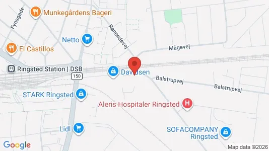 Erhvervslokaler til leje i Ringsted - Foto fra Google Street View