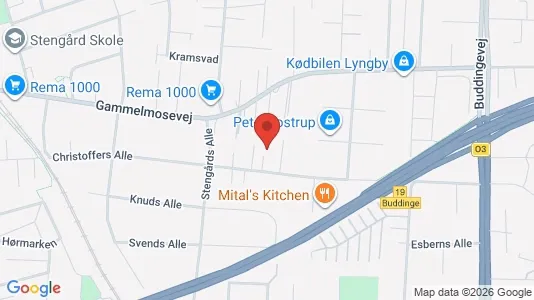 Erhvervslokaler til leje i Kongens Lyngby - kort over placeringen