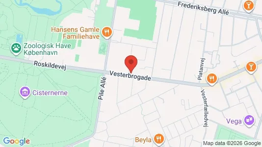 Erhvervslokaler til leje i Frederiksberg C - Foto fra Google Street View