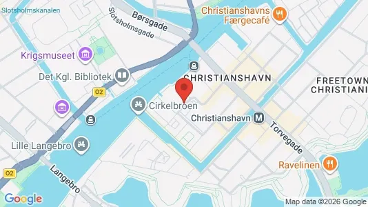 Erhvervslokaler til leje i København K - kort over placeringen