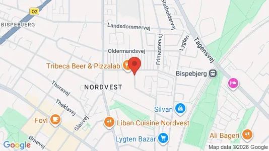 Erhvervslokaler til leje i København NV - Foto fra Google Street View