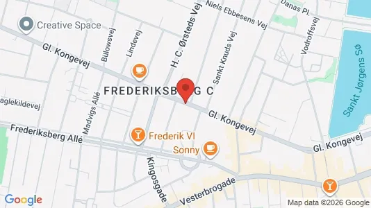 Erhvervslokaler til leje i Frederiksberg C - Foto fra Google Street View