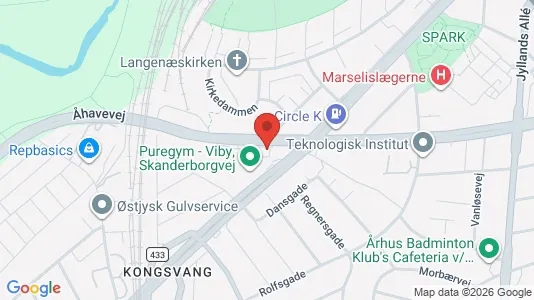Erhvervslokaler til leje i Århus C - Foto fra Google Street View