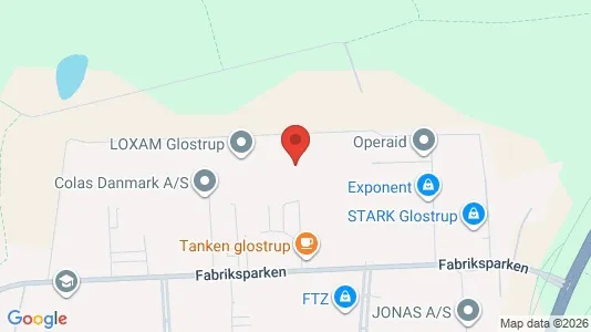 Erhvervslokaler til leje i Glostrup - kort over placeringen