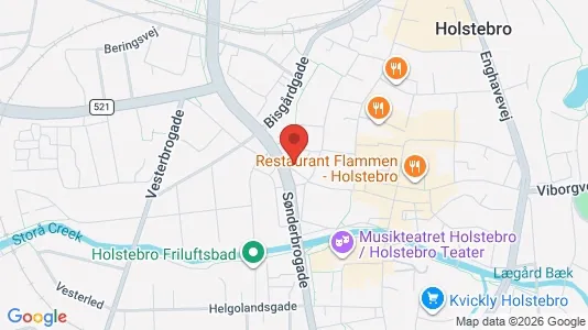 Erhvervslokaler til leje i Holstebro - Foto fra Google Street View