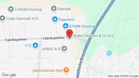 Erhvervslokaler til leje i Glostrup - kort over placeringen