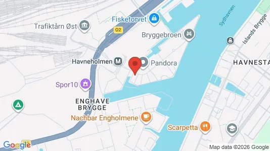 Erhvervslokaler til leje i Vesterbro - kort over placeringen