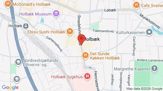 Erhvervslokaler til leje i Holbæk - Foto fra Google Street View