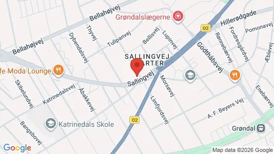 Erhvervslokaler til leje i Vanløse - Foto fra Google Street View