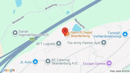 Erhvervslokaler til leje i Skanderborg - Foto fra Google Street View