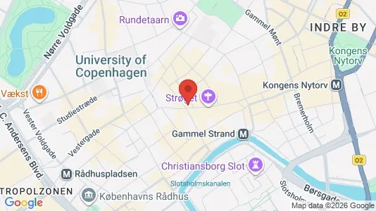 Erhvervslokaler til leje i København K - kort over placeringen