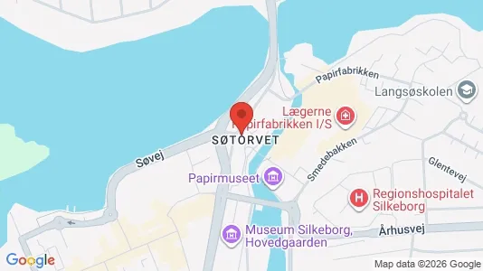 Erhvervslokaler til leje i Silkeborg - Foto fra Google Street View