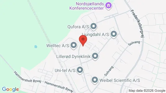 Erhvervslokaler til leje i Allerød - Foto fra Google Street View