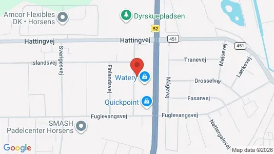 Erhvervslokaler til leje i Horsens - Foto fra Google Street View