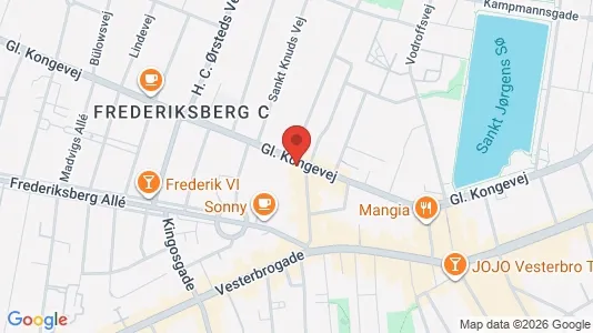 Erhvervslokaler til leje i Frederiksberg C - Foto fra Google Street View
