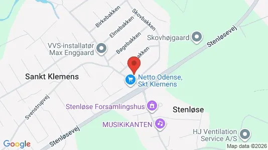 Erhvervslokaler til leje i Odense S - kort over placeringen