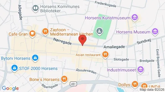 Erhvervslokaler til leje i Horsens - Foto fra Google Street View