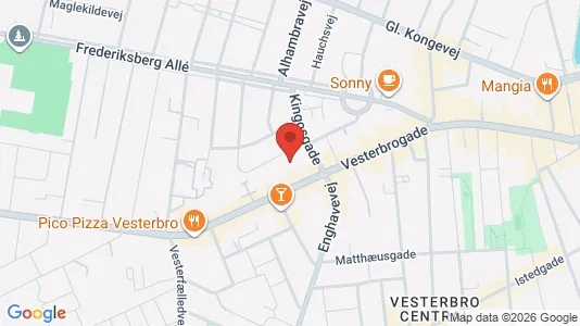 Erhvervslokaler til leje i Vesterbro - Foto fra Google Street View
