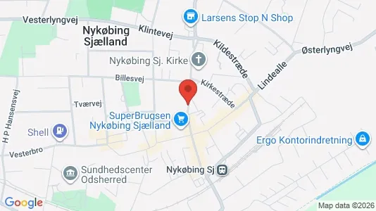 Erhvervslokaler til leje i Nykøbing Sjælland - Foto fra Google Street View