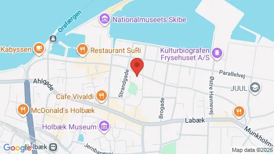 Erhvervslokaler til leje i Holbæk - Foto fra Google Street View