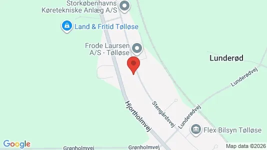 Erhvervslokaler til leje i Tølløse - Foto fra Google Street View