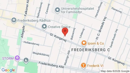 Erhvervslokaler til leje i Frederiksberg C - Foto fra Google Street View