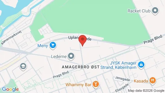 Erhvervslokaler til leje i København S - kort over placeringen