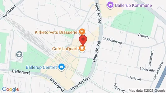Erhvervslokaler til leje i Ballerup - kort over placeringen