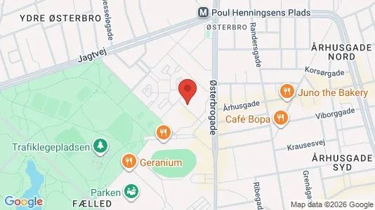 Erhvervslokaler til leje i Østerbro - Foto fra Google Street View