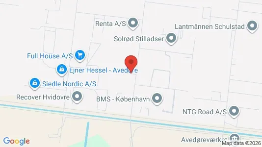 Erhvervslokaler til leje i Hvidovre - Foto fra Google Street View