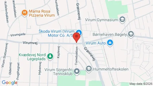 Erhvervslokaler til leje i Virum - Foto fra Google Street View