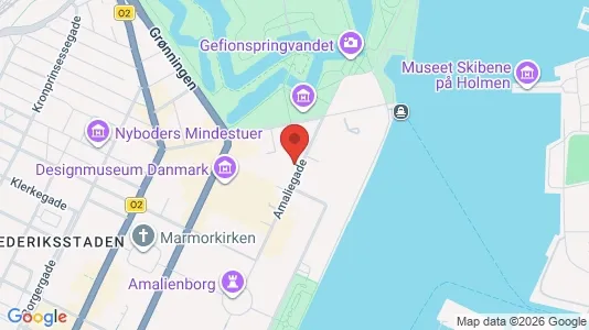 Erhvervslokaler til leje i København K - kort over placeringen