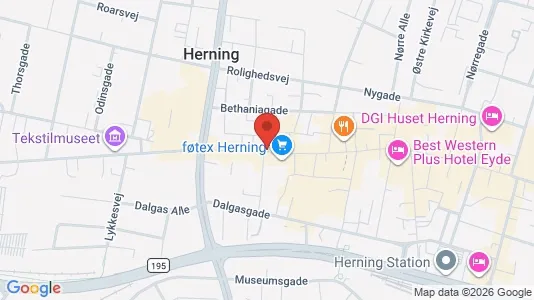 Erhvervslokaler til leje i Herning - Foto fra Google Street View