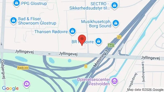 Erhvervslokaler til leje i Rødovre - Foto fra Google Street View