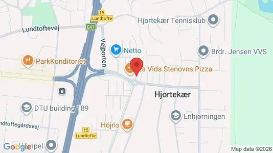 Erhvervslokaler til leje i Kongens Lyngby - kort over placeringen