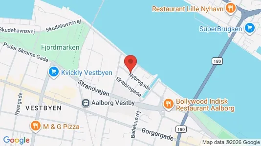 Erhvervslokaler til leje i Aalborg Centrum - Foto fra Google Street View