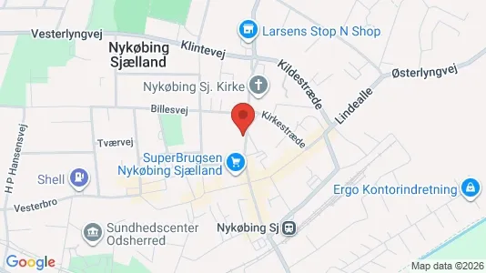 Erhvervslokaler til leje i Nykøbing Sjælland - Foto fra Google Street View