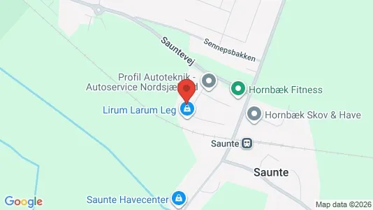 Erhvervslokaler til leje i Hornbæk - Foto fra Google Street View