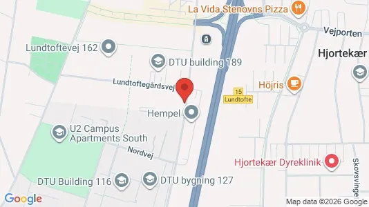 Erhvervslokaler til leje i Kongens Lyngby - kort over placeringen