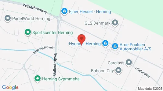 Erhvervslokaler til leje i Herning - Foto fra Google Street View
