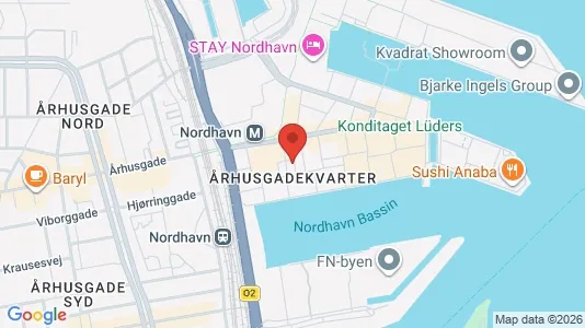 Erhvervslokaler til leje i Nordhavn - Foto fra Google Street View