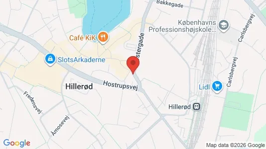Erhvervslokaler til leje i Hillerød - Foto fra Google Street View