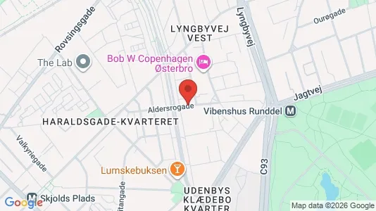 Erhvervslokaler til leje i Østerbro - Foto fra Google Street View