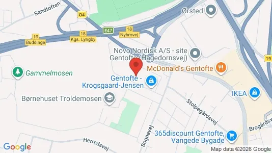 Erhvervslokaler til leje i Gentofte - Foto fra Google Street View